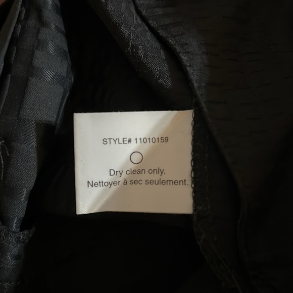 Club Monaco Black Pattern Dress Pants size 6 - Picture 7 of 8